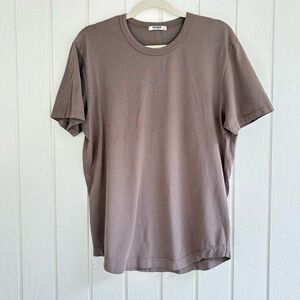 Buck Mason Tee Shirt Curved Hem 100% Cotton Mens Size Large